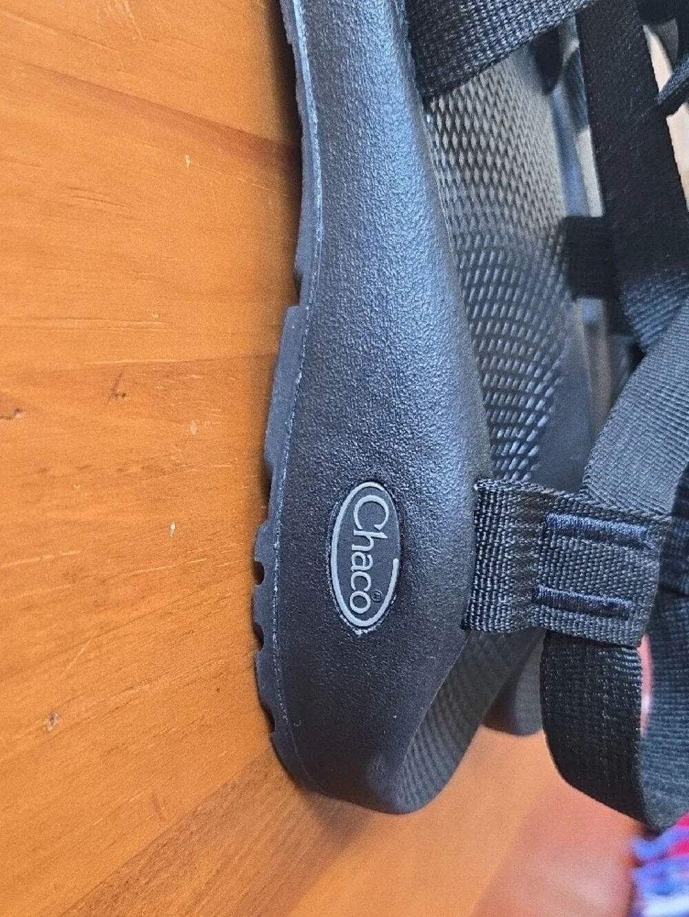 Chacos Womens All Black Adjustable Sandals